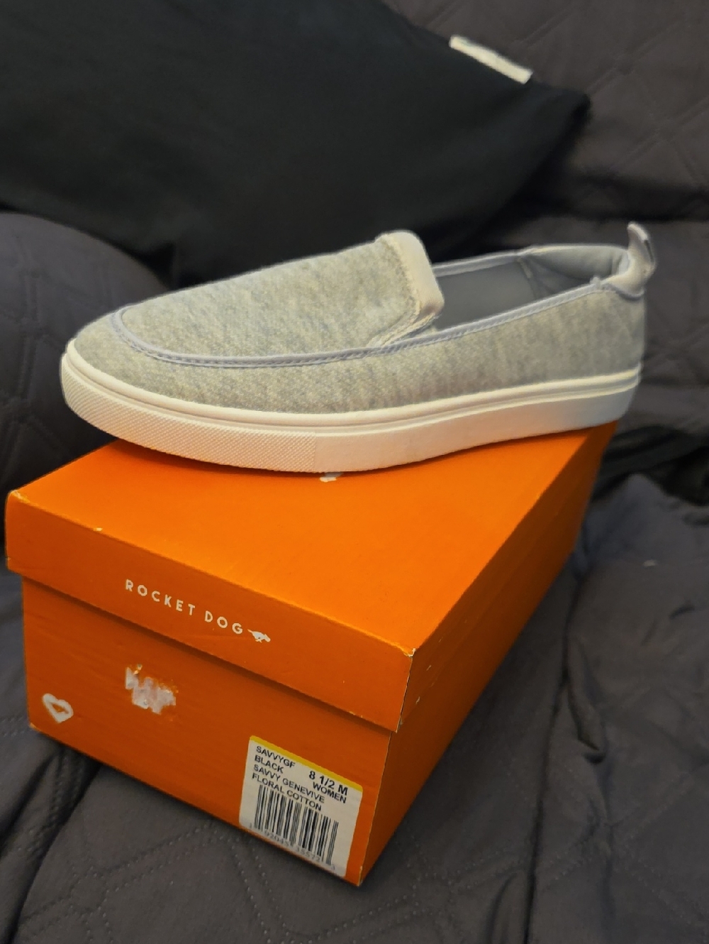 Rocket Dog Light Gray Slip-On Sneaker Shoe